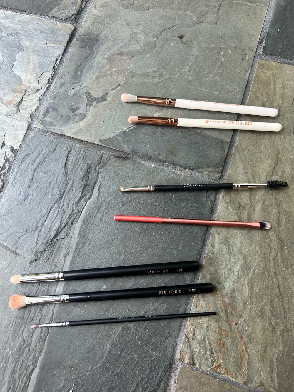 Makeup brush set various brands
